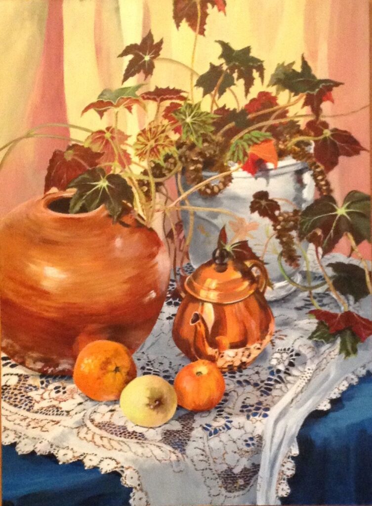 Still life with fruit by Doreen Gregson