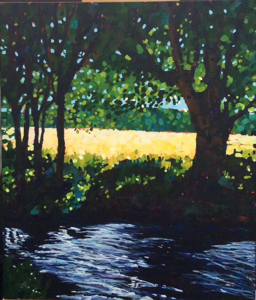 The Meon Near Titchfield by Mark Davies