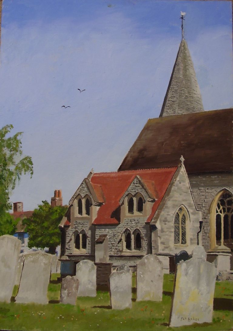 Titchfield Church by Edward Baker