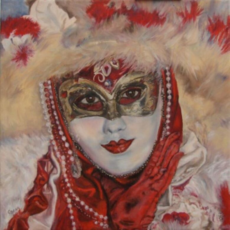 Venetian Mask I by C Dear