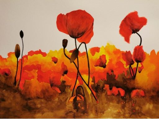 Poppies by Mike Booth